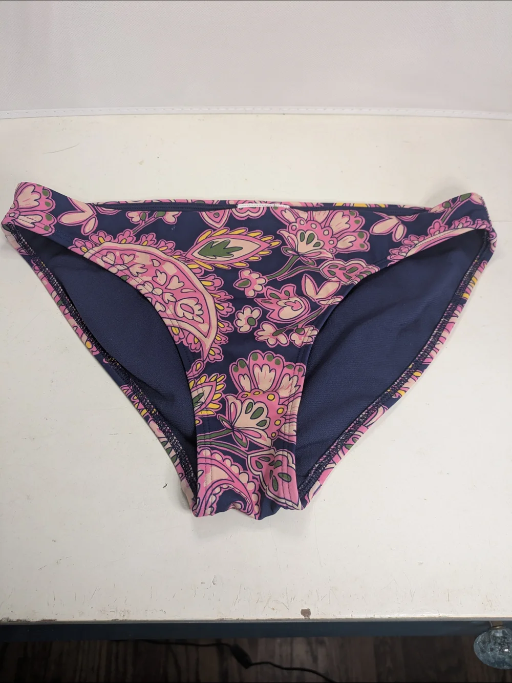 Boden Bikini Levanzo Halter Bikini Navy Paisley Terrace Size 6